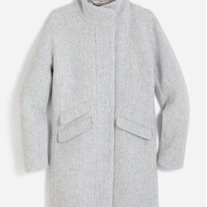 J. Crew Cocoon Coat in Italian Stadium-cloth Wool
